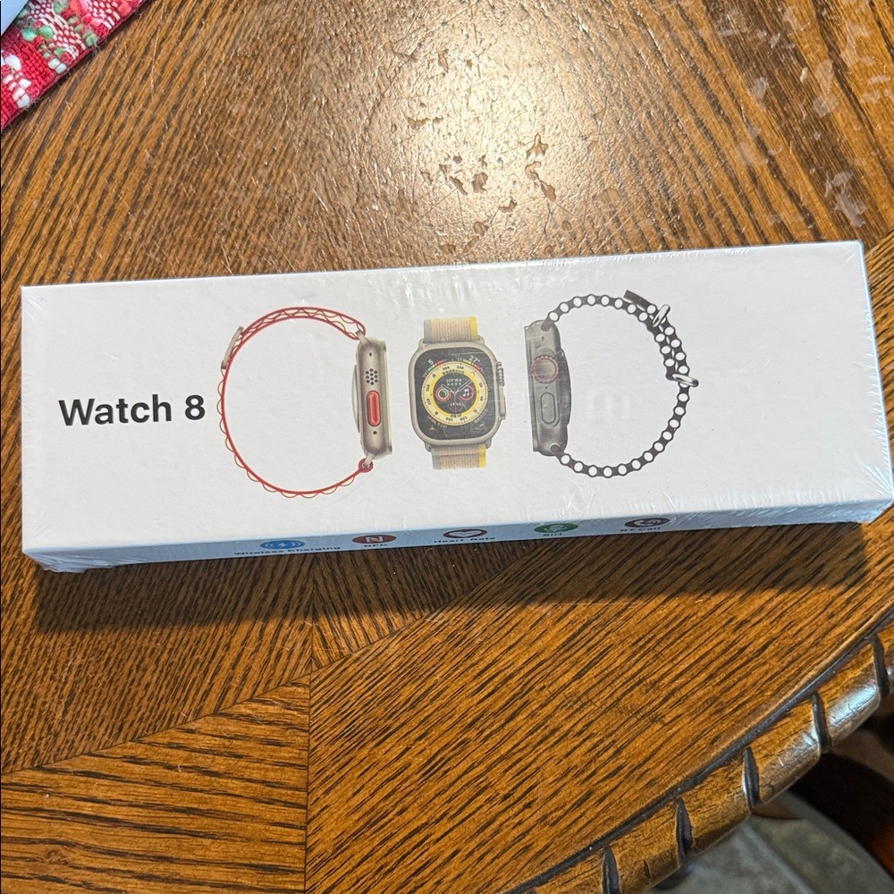 Smart Watch 8 - Black and Red